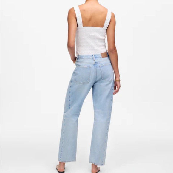 Madewell Pieced Barrel-Leg Jeans - Picture 3 of 7